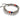Bracelet - Jaspe gris, Jadeite bleue, Agate orange, Argent 925